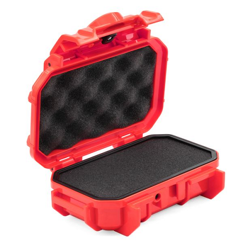 Waterproof Compact Carry With Foam Insert Micro Case Red And Standard Latches Electronic Racks And Boxes Enclosure SE52F,RD