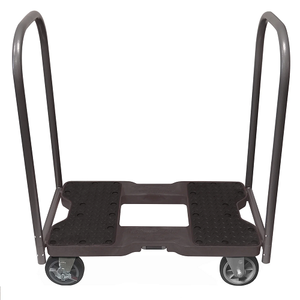 All Terrain E-Track Push Cart Dolly 1500Lbs Capacity Black SL1500P6B