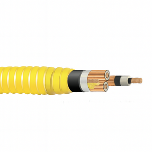 4/0 AWG 3C HVTECK Copper 320 mil NLEPR TS AIA 25kV 133% IL Yellow PVC Jacket CSA