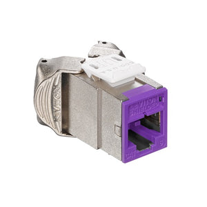 Cat 6 Shielded QUICKPORT Jack Purple 61SJK-RP6