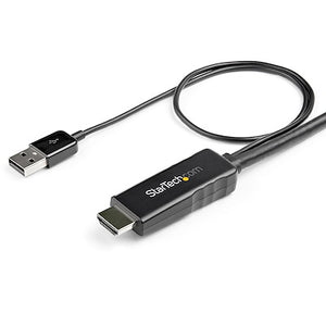 2m (6ft) HDMI to DisplayPort Cable 4K 30Hz - Active HDMI 1.4 to DP 1.2 Adapter Converter