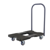 Snap-Loc General Purpose E-Track Push Cart Black Dolly SL1200P4TB