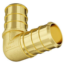 1/2" Brass Clamp-style Elbows for Heating System Pipe Fittings (50PCS)