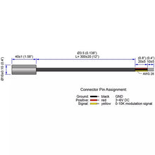 90 cm Focus 10 Deg 520 nm Class 1M Green Crosshairs Laser Module VLM-520-59 LPO-D10-F90