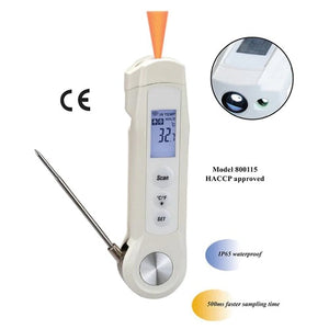 Certified Compact Infrared Food Safety Thermometer 800115C