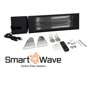 43" 240V 3000W Radiant Heater Carbon Lamp with Remote