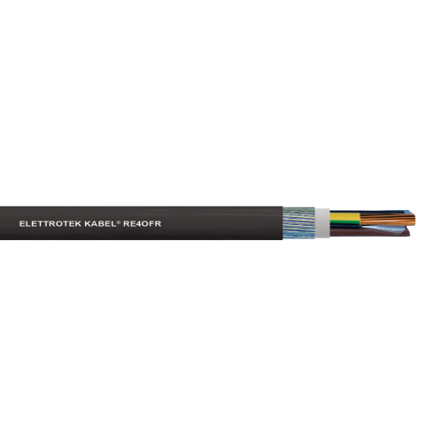 14 AWG 5C Stranded Bare Copper Shielded XLPE SWA PVC RE4(O)FR 0.6/1KV Low Voltage Cable