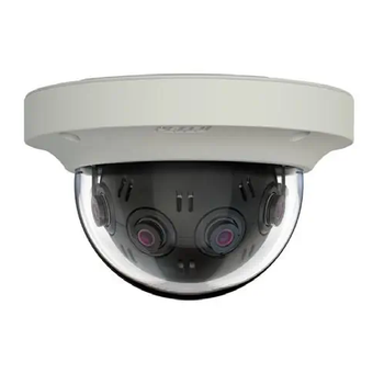 12 Megapixel 180 Degree Gray Panoramic In-ceiling Environmental Vandal Network Camera IMM12018-1EIUS