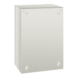 NEMA Steel Enclosure 24 x 16 x 10'' Electrical Box with Mounting Plate