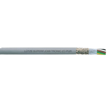 24 Awg 5 Conductor Shielded Lutze Superflex Tronic Pur 300V Cables 117102