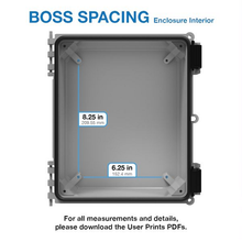 11.75" x 10.23" x 5.13" Industrial Enclosure Included Flange Kit I342HLTCBG