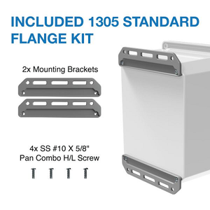 11.75" x 10.23" x 5.13" Industrial Enclosure Included Flange Kit I342HLTCBG