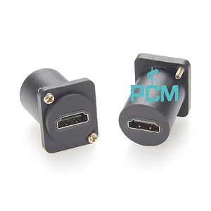 D-Type Feedthrough HDMI Connector PCM-0007 (Pack of 300)