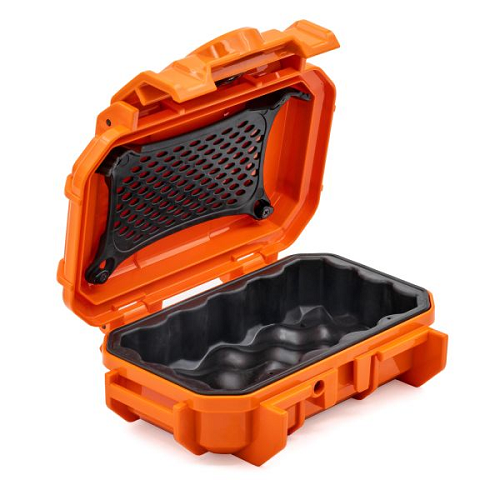 Rubber Boot Compact Carry Waterproof Micro Case Orange And Standard Latches Electronic Racks And Boxes Enclosure SE52,OR