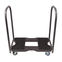 Snap-Loc General Purpose E-Track Push Cart Black Dolly SL1200P4TB