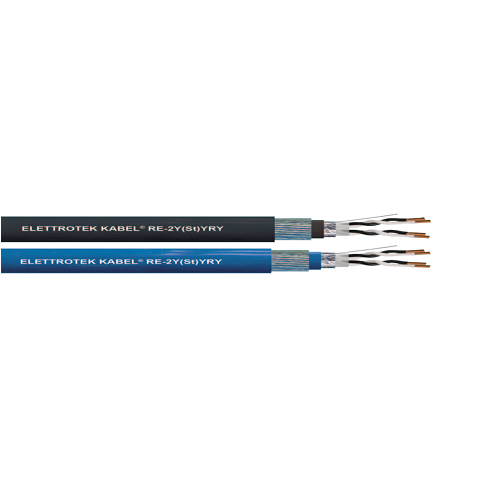 19 AWG 4P Stranded Bare Copper Shield Al Tape PE Armour PVC RE-2Y(St)YRY Instrumentation Cable