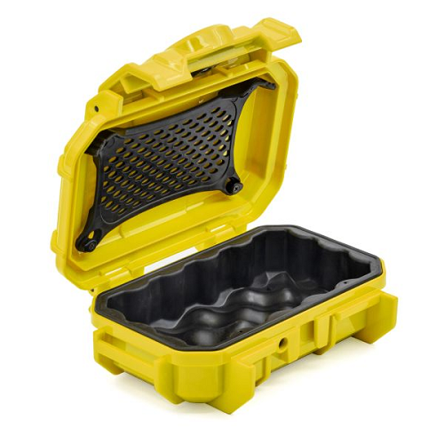 Rubber Boot Compact Carry Waterproof Micro Case Yellow And Standard Latches Electronic Racks And Boxes Enclosure SE52,YL