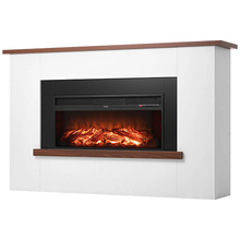 65.5-Inch 1500W 5120BTU Freestanding Electric Fireplace Stove Heater with Mantel White