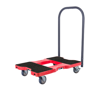 Snap-Loc General Purpose E-Track Push Cart Red Dolly SL1200P4TR