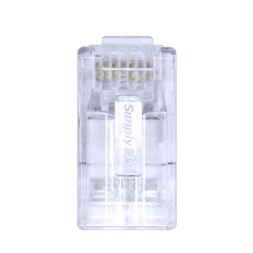 ProSeries Cat5e Unshielded with Cap45 Pass-Through RJ45 Modular Plugs S45-1501P (50pcs/5Clamshell)