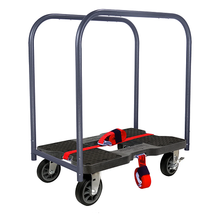 Snap-Loc All Terrain E-Track Panel Cart Black Dolly SL1500PC6B