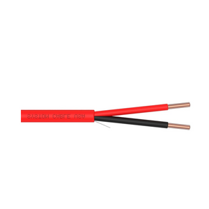 18/2C FPLP Solid PVC Plenum Shielded 75C Fire Alarm Cable 300V