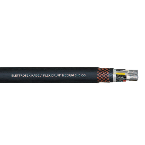 1 AWG 3C Tinned Copper Shielded EPR CPE/CR 2KV CSA C22.2 Fleximining Medium Type SHD GC Cable