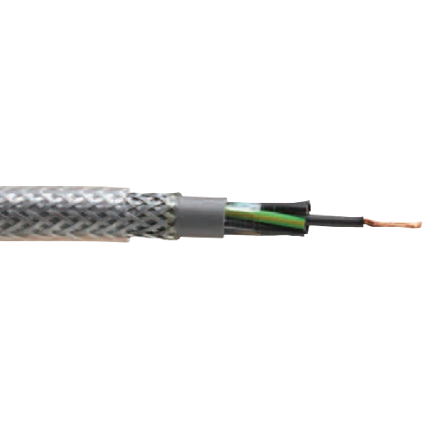 1.5mm 5C Bare Copper Shielded Galvanised Steel Braid PVC 300/500V Controlflex SY Flexible Cable