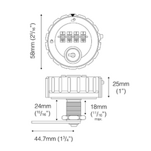 Black Mechanical Combination KitLock