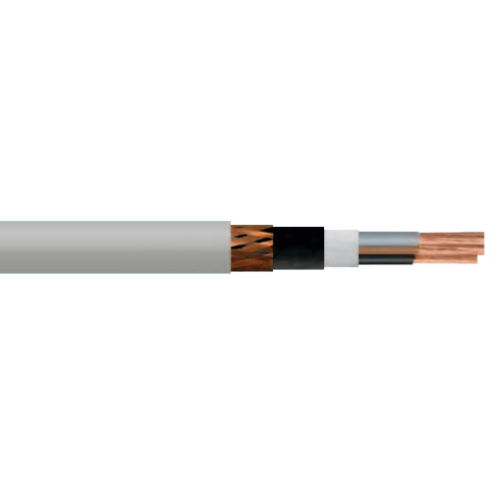 550 MCM 3C Bare Copper Braid Shielded PVC Gaalflex VFD FG7(O)CR 0.6/1KV Low Voltage Cable