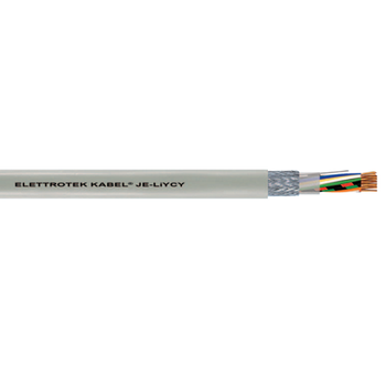 JE-LiYCY Stranded Bare Copper Shielded Plastic Tape TC Braid PVC 300V Electronic Cable