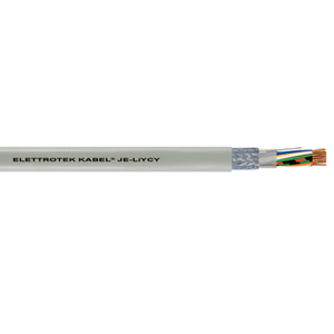 JE-LiYCY Stranded Bare Copper Shielded Plastic Tape TC Braid PVC 300V Electronic Cable