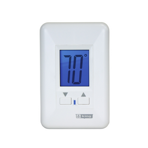 208/240V 22Amp Thermostat Programmable Single Pole w/ LCD Display