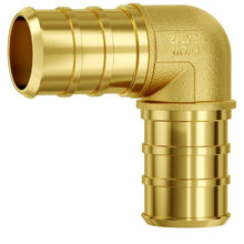 1/2" Brass Clamp-style Elbows for Heating System Pipe Fittings (50PCS)