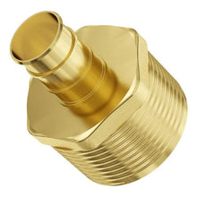 1/2" Brass Clamp-style External Thread for Air 1/2 NPT Pipe Fittings (25PCS)