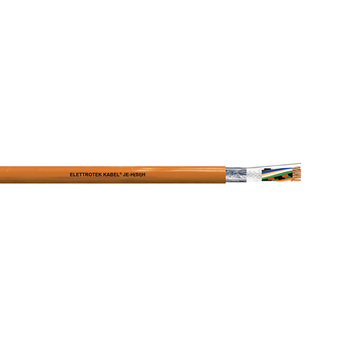 JE-H(St)H Solid Bare Copper Shielded Al Tape Orange LSOH 300V Security Cable