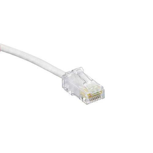 Cat 6 Small Diameter High-Flex Patch Cord 5 ft White 6H460-5W