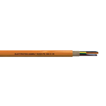 4/0 AWG 1C Solid/Stranded Bare Copper Unshielded XLPE HFFR N2XH-FE 0.6/1KV Security Cable