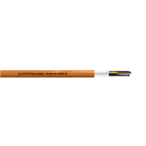 4/0 AWG 1C Solid/Stranded Bare Copper Shielded Glass-Fibre Wrap Polymer NHXH-FE 0.6/1KV Security Cable