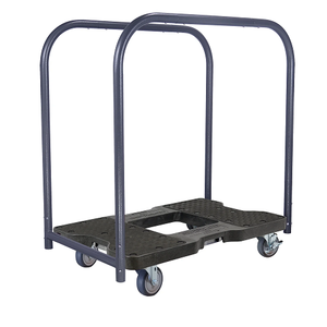 Snap-Loc General Purpose E-Track Panel Cart Black Dolly SL1200PC4TB