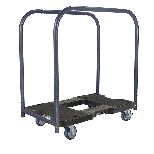 Snap-Loc General Purpose E-Track Panel Cart Black Dolly SL1200PC4TB