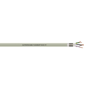 20 AWG 3P Bare Copper Shield TC Braid Non-woven Tape PUR Flexidrum TD 210 C TP Data Cable