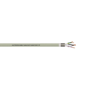 19 AWG 7P Bare Copper Shield TC Braid Non-woven Tape PVC Gaalflex Chain TD 87 C TP Data Cable