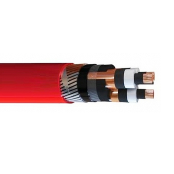 VG-YMvKrvas Bare Copper Tape Shield Armored XLPE PVC Medium Voltage Cable