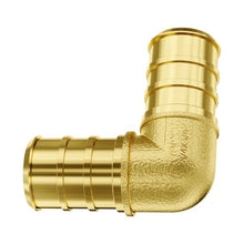 3/4" Brass Clamp-style Elbows for Heating System Pipe Fittings (50PCS)
