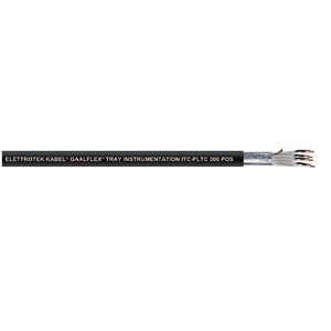 18 AWG 24P Stranded Bare Copper Al Tape PVC Gaalflex Instrumentation ITC-PLTC 300 POS Tray Cable