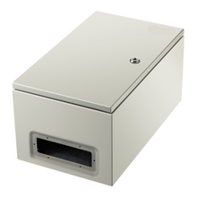 bottom view of an enclosure