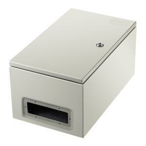 bottom view of an enclosure