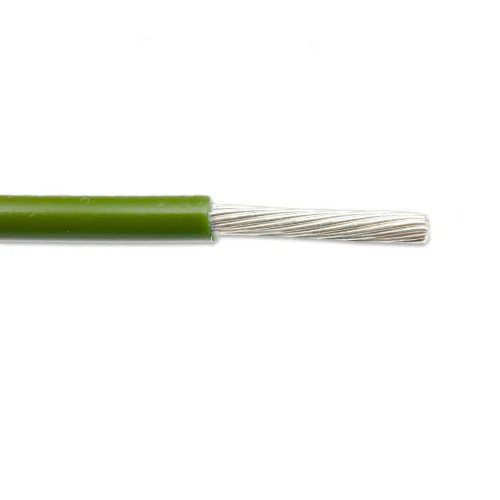 22 AWG 19 Stranded Unshielded M16878/17-BFE-05 Tinned Copper PVC Nylon Jacket 105C 600V Lead Wire Green