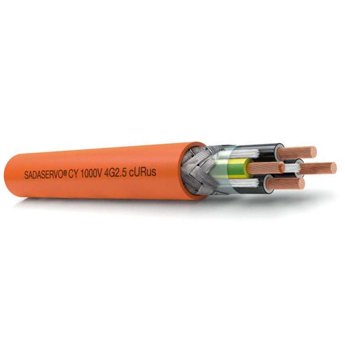 Flexible Bare Copper Shielded pair with Overall Shield Servo Cable C CY UL/CSA 1000V